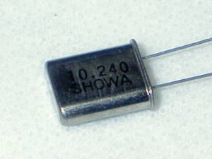 XTAL 水晶発振子 10.240 SHOWA (HC-49/U)