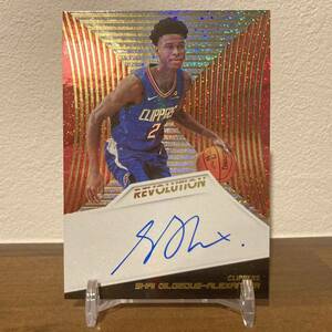 【Auto直書き】2018 PANINI REVOLUTION shai gilgeous alexander SGA NBA card バスケ カード box pack prizm PSA Panini 直筆サイン 