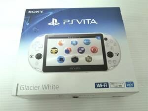 ☆ 美品 ☆ PSVITA 2000 グレイシャーホワイト white 本体 vita メモリーカード ビータ 