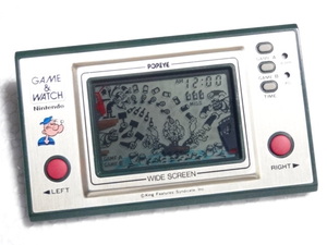 レトロ ポパイ POPEYE 任天堂 ゲームウォッチ Nintendo 日本製 LCD LSI おもちゃ ビンテージ 電子ゲーム GAME 動作OK 