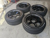 美品！半年使用 RAYS TE37SB ツアラー 18×8J +38 ヨコハマ パラタ 225/50 18 200系ハイエース4WDにて使用 キャラバン等_画像1