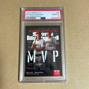 【PSA10】GEM MINT 2021 Topps x Sports Illustrated 大谷翔平 マイク・トラウト MVP 2018 Cover #36 SHOHEI OHTANI MIKE TROUT PSA鑑定