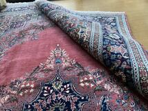 トルコ手織コンヤラディック絨毯/700年の歴史HEREKEのお手本になった正統派トルコ絨毯/しっかり厚み有見事な絨毯/本物上質絨毯をお探しの方_画像10