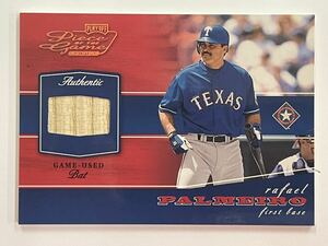 【Rafael Palmeiro】2002 Playoff Piece of The game Bat バットカード /250 