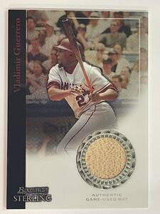 【Vladimir Guerrero】2004 Topps Bowman Sterling Bat バットカード