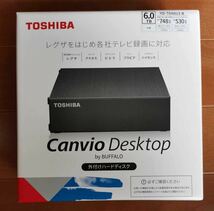 新品未開封品 6TB 外付けハードディスク 東芝 TOSHIBA×BUFFALO 外付HDD_画像1