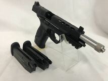 東京マルイ ガスブローバック M&P9 PCポーテッド 内部外装カスタム 予備マガジン&外部ソース用マガジン付 箱取説付_画像3