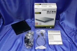 ★未使用品/5台入荷★ Logitec/ロジテック USBバスパワー 読込専用DVDドライブ ◆LDV-PMH8U2NBK◆ 51585S（台数により送料変更あり）