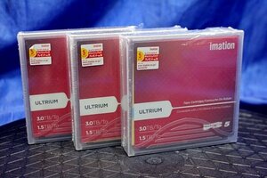 ★未使用・未開封/3本1セット★ Imation LTO Ultrium 5 テープカートリッジ 1.5TB/3.0TB イメーション 　47988Y