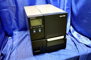 SATO/ サトー　バーコードラベルプリンター 【SR424-3+CT/LAN】カッター機能搭載　46393Y