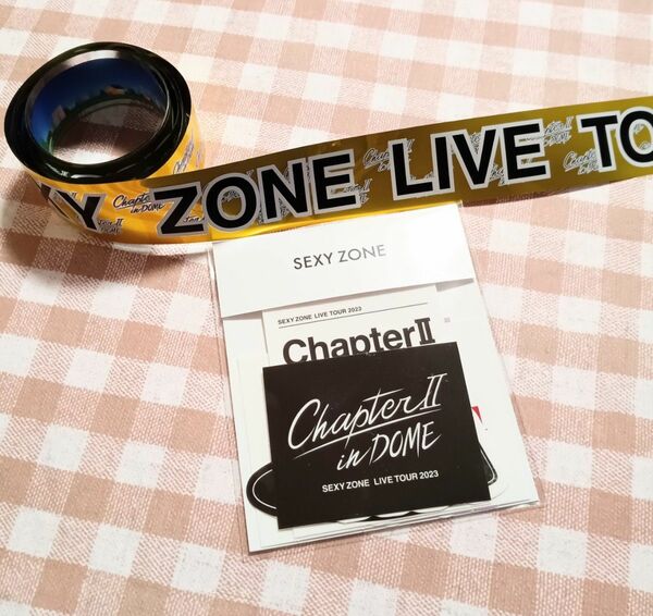 SexyZone ChapterII in DOME 会場限定ステッカー 東京 未開封品 銀テ付き