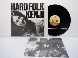 遠藤賢司「Hard Folk Kenji」LP（12インチ）/CBS/Sony(SOLL 188KE)/Rock