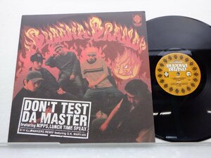 Buddha Brand「Don't Test Da Master」LP（12インチ）/76Records(76-00005)/Hip Hop