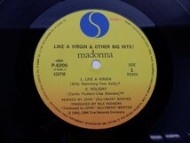 Madonna(マドンナ)「Like A Virgin & Other Big Hits!(ライク・ア・ヴァージン)」LP（12インチ）/Sire(P-6206)/Electronic_画像2