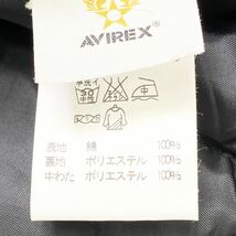 GL27《美品》AVIREX アヴィレックス タイプブルー コットンベスト サイズM ベージュ メンズ キルティング ジップアップ トップス_画像7