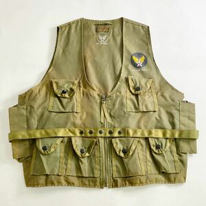 El9 BLUE ANCHOR OVERALL *US.AIR FORCE* E-1 RADIO VEST 米軍実物 ラジオベスト エアフォース ミリタリー ビンテージ メンズ 紳士服