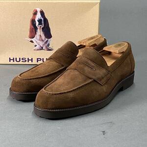 Al12《未使用》大塚製靴 HUSH PUPPIES ハッシュパピー コインローファー スリッポン スエードレザーシューズ 革靴 25.5cm 3E メンズ 紳士靴