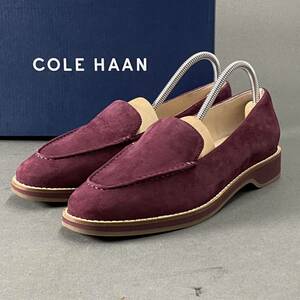 Bl25♪ Cole Haan コールハーン W16084 スエード ローファー シューズ スリッポン スウェード レザー 6 1/2 23.5cm相当 レディース 女性用