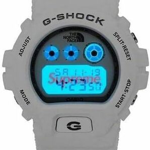 限定トリプルコラボモデル★Supreme The North Face CASIO G-SHOCK★ホワイト★新品未開封★おまけつきの画像2