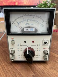 菊水電子工業　KIKUSUI ELECTRONICS AC VOLTMETER MODEL 1831A ボルトメーター 通電確認済み