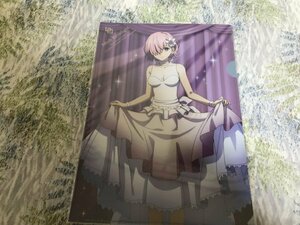 B141クリアファイル　FGO Fate Grand Order 絶対魔獣　バビロニア ローソンHMV マシュ　ドレス