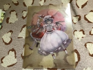 B033クリアファイル　東方Project 東方外來韋編 メロンブックス特典　フラン　レミリア