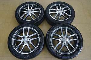 送料無料【山あり 中古 SET】165/55R14 HIFLY HF201 ZINA 14インチ 4H100 4.5J+43 オッティ モコ ルークス ライフ ゼスト ワゴンR 軽