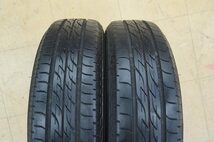 送料無料【中古】155/65R14 ブリジストン ネクストリー 21年 2本 スペア 応急_画像1