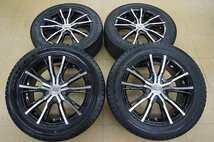 送料無料【中古 SET】215/55R17 KENDA KR36 ICETEC NEO 21年 LEWIS 5H114.3 17インチ 7J+53 オデッセイ ヴェゼル_画像1