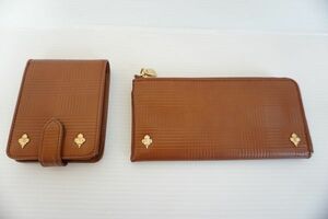 【即決】PATRICK COX パトリックコックス 財布2点 美品 長財布 二つ折り財布 茶系 【843450】