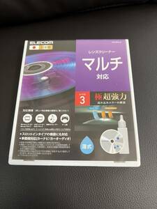 ELECOM CK-MUL3 Blu-ray DVD CD レンズクリーナー マルチ対応　中古