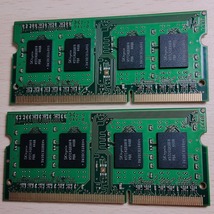 SanMax Technologies DDR3-1600 (1Rx8 PC3-12800S-11-12-B3) 4GBx2枚 合計8GB ノートPC用 SMD3-S4G28HA-16K 両面実装 【ジャンク扱い】_画像2