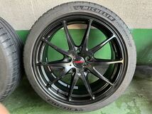 RAYS G25 レイズ　ミシュランパイロットスポーツ4S　235/40R18 PCD112 中古　4本_画像5