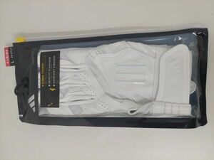 adidas アディダス 野球用 バッティング手袋 TOP1 高校野球対応 ホワイト プロ選手使用モデル バッティンググラブ LBG202 1100 Lサイズ