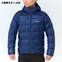 ★新品★モンベル ダウンパーカ メンズ ライトアルパインダウン パーカ 1101606 IND サイズL トレッキング 登山 キャンプ 軽量_画像2