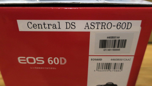 Central DS ASTRO-60D EOS 冷却カメラ ジャンク品