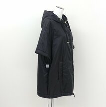 未使用 MaxMara The Cube テクニカルキルティングケープ S ブラック ショート丈 ポリエステル キャメル '23年AW商品 19736023409_画像3