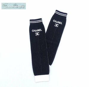 未使用 完売 最新作 CHANEL ゲートル ブラック/ホワイト ミックスファイバー 24C