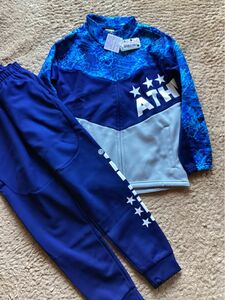 新品アスレタATHLETA 裏起毛ジャージ上下セット150