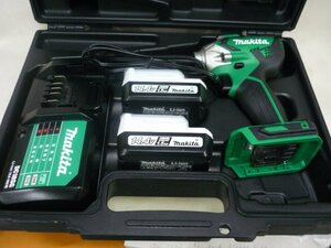 新品同様 マキタ makita 14.4V充電式インパクトドライバ MTD001DSX バッテリー2個 即決送料無料