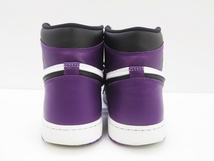 NIKE ナイキ 555088-500 AIR JORDAN 1 RETRO HIGH OG COURT PURPLE 2.0 スニーカー_画像3