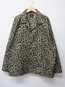 NEEDLES ニードルズ LQ196 L/S Cabana Shirt PE/C/N Leopard Jq レオパード カバナシャツ　美品