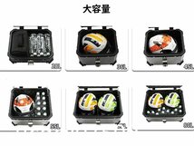 リアボックス モノキーケース バイク用トップケース 取り付け金具付き 容量36L トップケース 収納ケース ハンドル付き 防水 鍵2本 ブラック_画像5