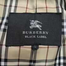 【未使用級・L】BURBERRY BLACK LABEL トレンチコート ノバチェック日本製 バーバリーブラックレーベル アウター ジャケット メンズ 秋冬_画像8