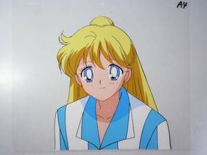  cell picture Pretty Soldier Sailor Moon sailor venus love . beautiful .. higashi . animation . inside direct .sailor moon anime cel