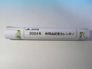 新品未開封　JA共済　2024年　仲間由紀恵 カレンダー　エアパッキン+箱詰めにて発送