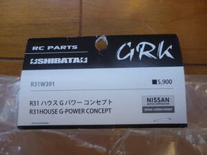 希少・新品・未開封／1/10　RC　R31ハウス Gパワー コンセプト　1台／シバタ R31HOUSE G-POWER CONCEPT SHIBATA R31W391