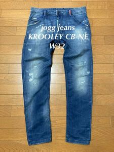 W32 DIESEL jogg jeans KROOLEY CB-NEジョグジーンズ スウェット素材 デニム ディーゼル 