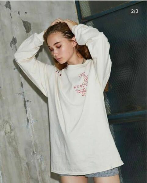 2月上旬まで！juemi long sleeve T shirt ロンT