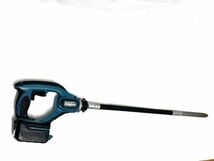 【C256】動作確認済み makita/マキタ 充電式 コンクリート バイブレーター VR340D 電動 工具 バッテリー付き 充電器欠品 b_画像1